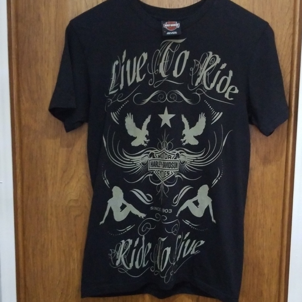 Harley Davidson Small Black Tee